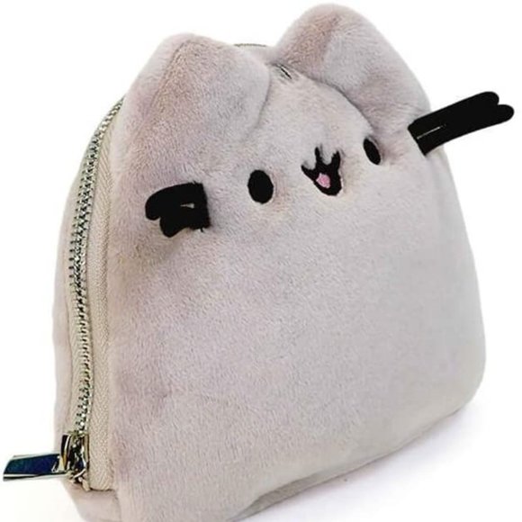 Gund PUSHEEN Cat Zippered Purse Pouch New - Picture 3 of 5